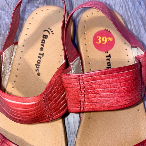 BareTraps Melody Leather Sandals Womens Sz 6M - Picture 3 of 8